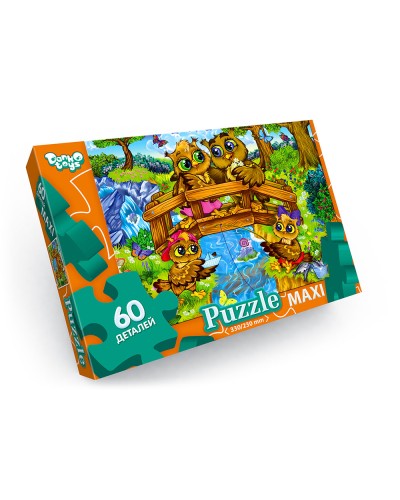 Пазли на 60 елементів максі , ТМ Данко Тойс