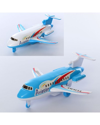 Літак 25 см заводний інкерційний, в асортименті, у пакеті 25х8х9 см