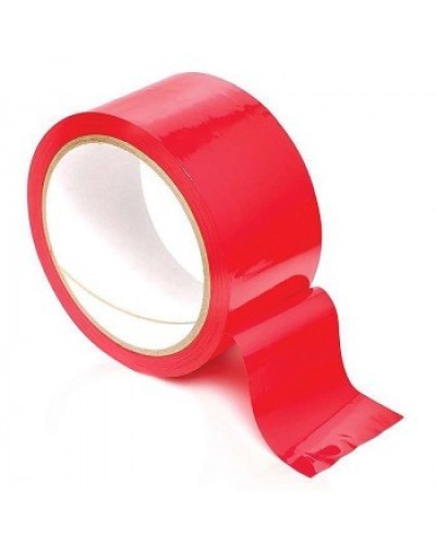 Стрічка-скотч клейка, червона, 48 мм х 50 м х 40 мкм, Intertape