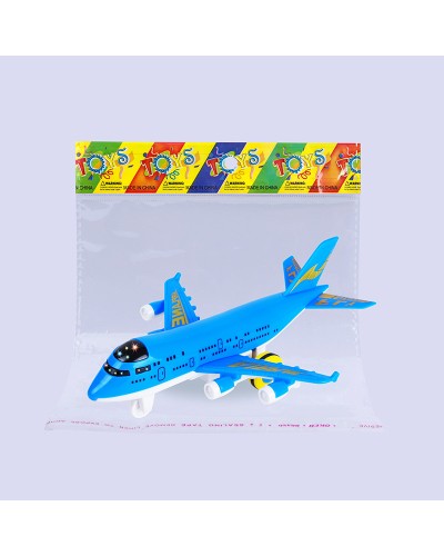 Літак 19 см інерційний, у пакеті 8х15х19 см