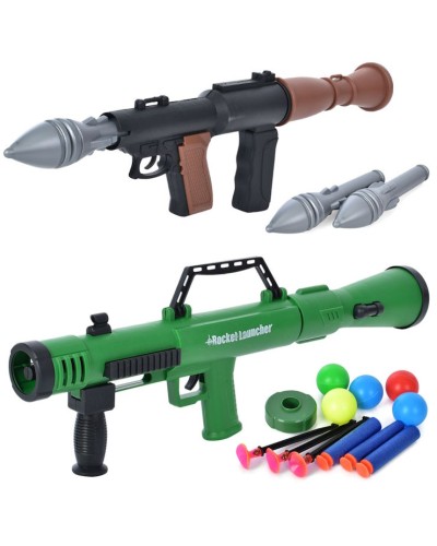 Гармата від 41см, кулі на присосці, снаряди, в асортименті, у пакеті 47х20х5 см