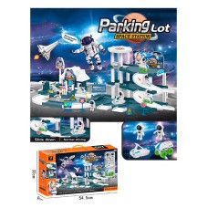 Трек «Космодром» з 2 інерційними машинками по 7 см та 2 фігурками по 6 см, у коробці 55х32х9 см