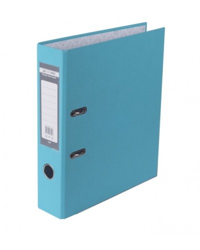 Папка-реєстратор «LUX » А4 однлстороння збірна 70 мм, PP, блакитина, ТМ JOBMAX