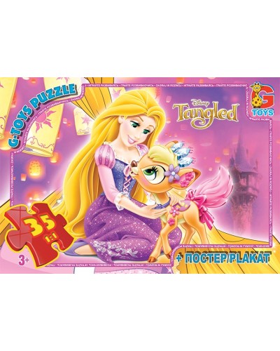 Пазли «Рапунцель» на 35 елементів, ТМ G-Toys
