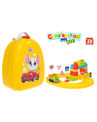 Конструктор з 38 деталей, у рюкзаку 37х23х26,5 см, ТМ Технок