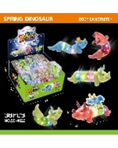 Антистрес «Динозавр», зі світлом, 36 шт в дисплей-боксі
