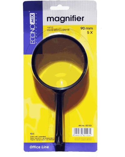 Лупа d 90 мм 2-кратне збільшення пластикова, TM Economix