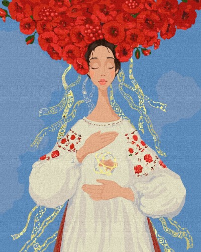 Картина за номерами «Україна, що захищає світ» 40х50 см, ТМ Ідейка