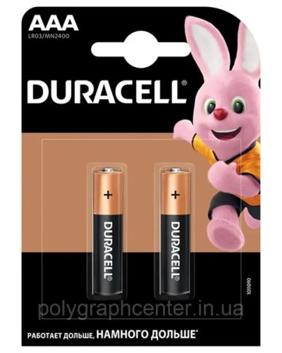 Батарейка «Duracell» R03, 1х2шт