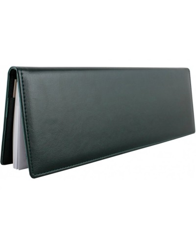 Планінг недатований «NEBRASKA», 128 аркушів, 325х102 мм, зелений, закрита пружина, ТМ Economix