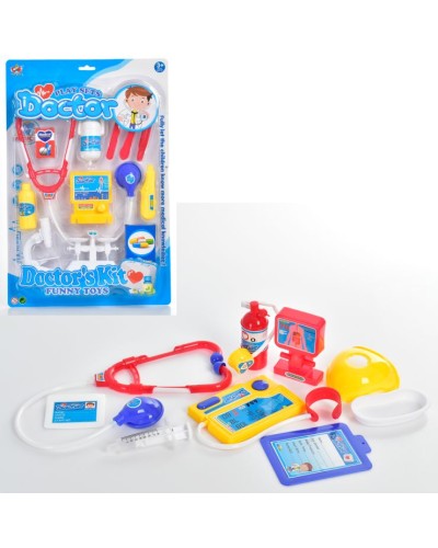 Набір лікаря, інструменти, стетоскоп, в асортименті, на листі, 29х44х4,5 см