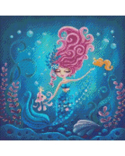 Набір з алмазною мозаїкою «Русалка» 40х40 см, ТМ Ідейка