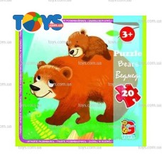Пазли «Лісові мешканці» на 20 елементів, ТМ G-Toys