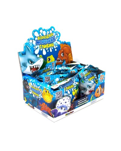 Стретч-іграшка у вигляді тварини «Володарі морських глибин» змінюють колір, світяться в воді, в асортименті, у дисплеї