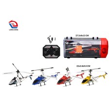 Вертоліт 20 см р/к на акумуляторі зі світлом, USВ та гіроскопом, в асортименті, у коробці 28х12х9 см