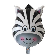 Кульки фольговані «Зебра» 57х55 см, ТМ Leader