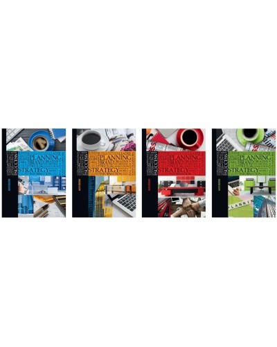 Блокнот «NOTEBOOK» А6 на 176 аркушів у клітинку з твердою ламінованою обкладинкою, в асортименті, ТМ Рюкзачок