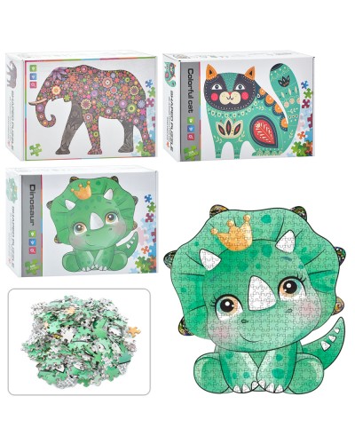 Пазли «Тварина», 500 деталей, в асортименті, у коробці 22,5х16х5,5 см