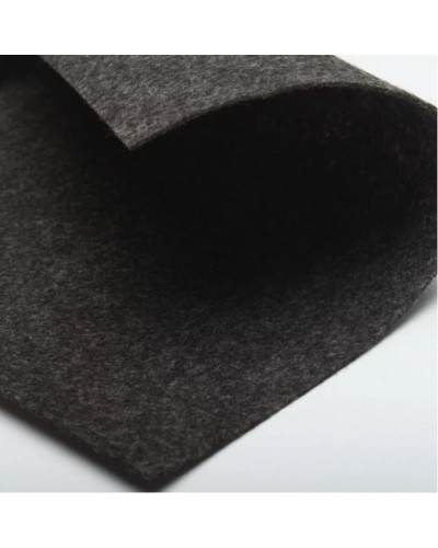 Фетр А4 товщиною 1,2 мм 170 gsm чорний, 10 аркушів, ТМ J.Otten
