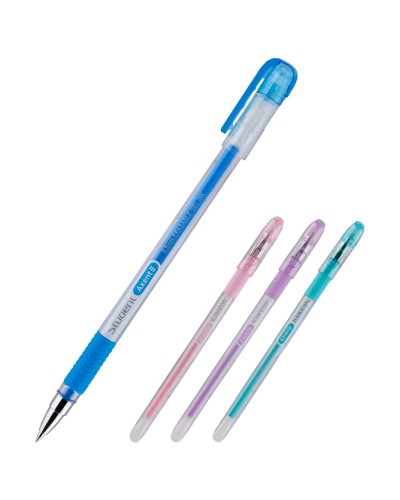 Ручка «Student» гелева пиши-стирай синя, ТМ Axent