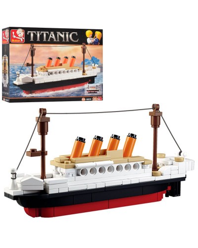 Конструктор «Titanic» 165х98 мм на 194 деталі, у коробці 23,5х19х4,5 см, SLUBAN