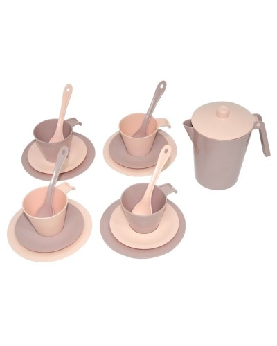 Набір посуду кавовий «Релакс» з 17 предметів, в сумці 13,5х20х11,5 см, TМ Тигрес