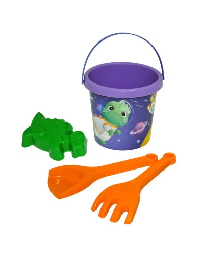 Набір для піску «Космозаври» з 4 елементів з термонаклейкою, TМ Тигрес