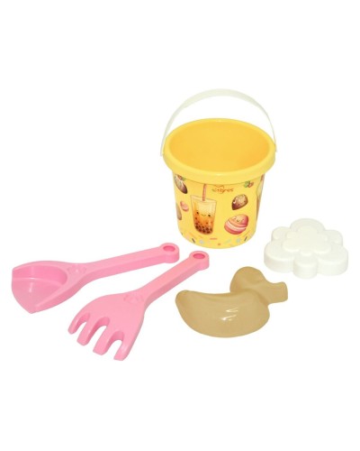 Набір для піску «Солодощі» з 5 елементів з термонаклейкою, TМТигрес