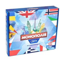 Гра настільна «Монополія світу», у коробці 34х29х5 см, ТМ Strateg