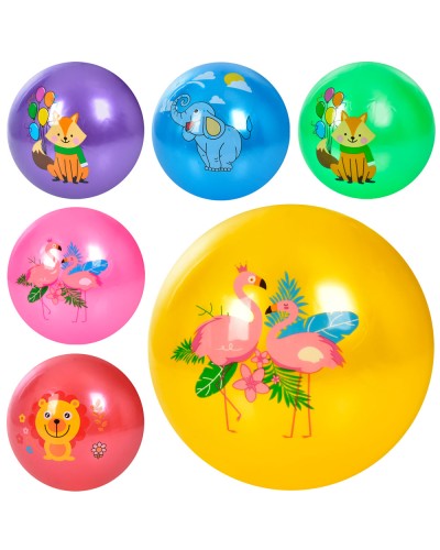 М'яч дитячий «Тварини» 22,5 см, 60 г, в асортименті