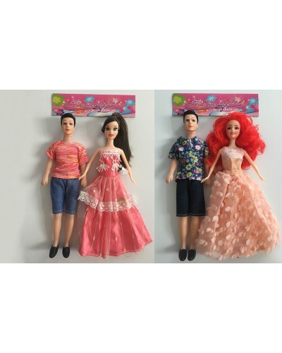 Набір ляльок «Сім`я» типу Барбі, в асортименті, у пакеті 28 см