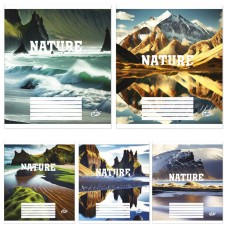 Зошит на 12 аркушів у клітинку «Натуральність», №2367, ТМ Brisk