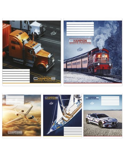 Зошит на 48 аркушів у клітинку «Чемпіон», №2334, ТМ Brisk