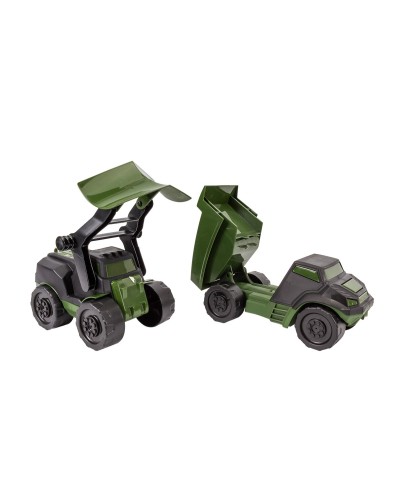 Набір «Військова техніка»: грейдет та сомоскид інерційні, в асортименті, 27,5х21,5х13 см, ТМ Технок