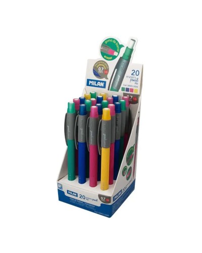 Олівець механічний «PL1» з гумкою 0,7 мм, в асортименті, ТМ MILAN