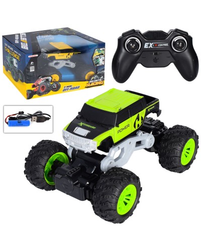 Джип 26 см р/к 2,4G на аккумуляторі з гумовими колесами, USB, в асортименті, у коробці 37х21х21,5