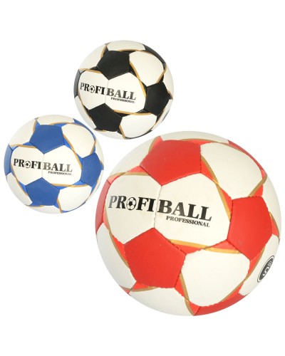 М'яч футбольний, розмір 5, ПУ 1,4 мм, ручна робота, 32 панелі, 400-420 г, в асортименті, в пакеті