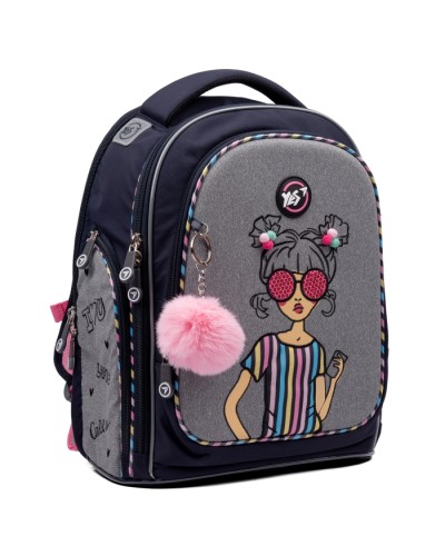 Рюкзак каркасний «Girls style», S-84, 40х30х16 см, ТМ YES
