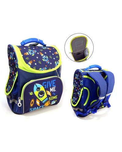 Ранець-короб «Ракета», ортопедичний, 34х26х15 см, ТМ Space