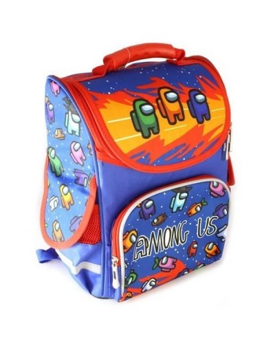 Ранець-короб «Among us. Серед вогню», ортопедичний, 34х26х15 см, ТМ Space