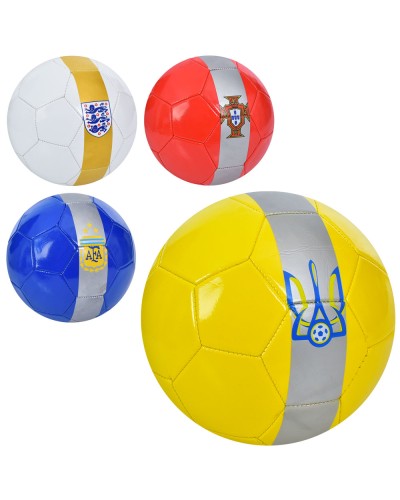 М'яч футбольний № 5 з ПВХ вагою 300-320 г, в асортименті