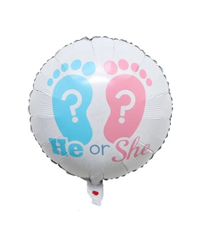 Кульки фольговані «He or She», таблетка, 46 см, ТМ Leader