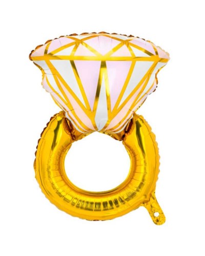 Кульки фольговані «Каблучка з діамантом», 64х61см