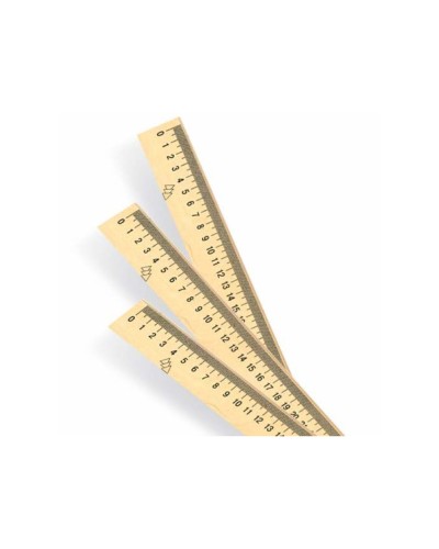 Лінійка 50 см, дерев'яна (шовкографія)