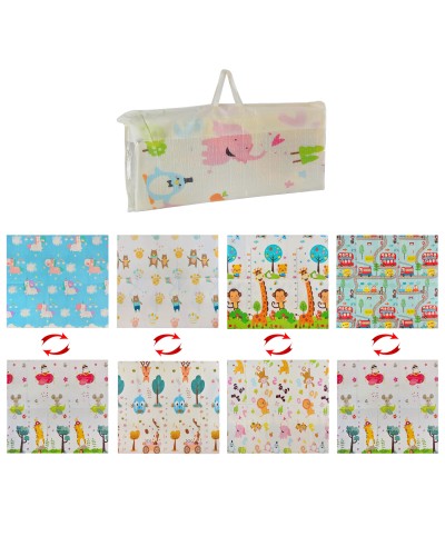 Килимок термо двосторонній складний з XPE, в аортименті, у сумці 180х200х0,8 см