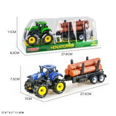 Трактор інерційний, в асортименті, під слюдою 27,6х8,2х11 см