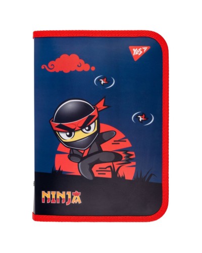 Папка для зошитів «Ninja» В5 пластикова на блискавці, ТМ YES