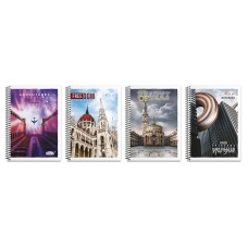 Блокнот А6 на 48 аркушів у клітинку на спіралі збоку з картонною обкладинкою, № 6773, в асортименті, ТМ Gold Brisk