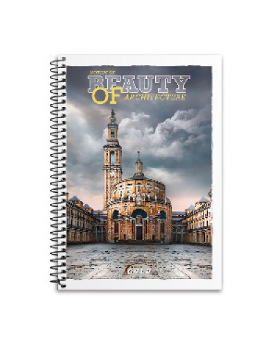 Блокнот А6 на 80 аркушів у клітинку на спіралі збоку, №6773, ТМ Gold Brisk