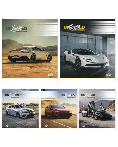 Зошит на 36 аркушів у клітинку «Без обмежень», №2315, ТМ Brisk